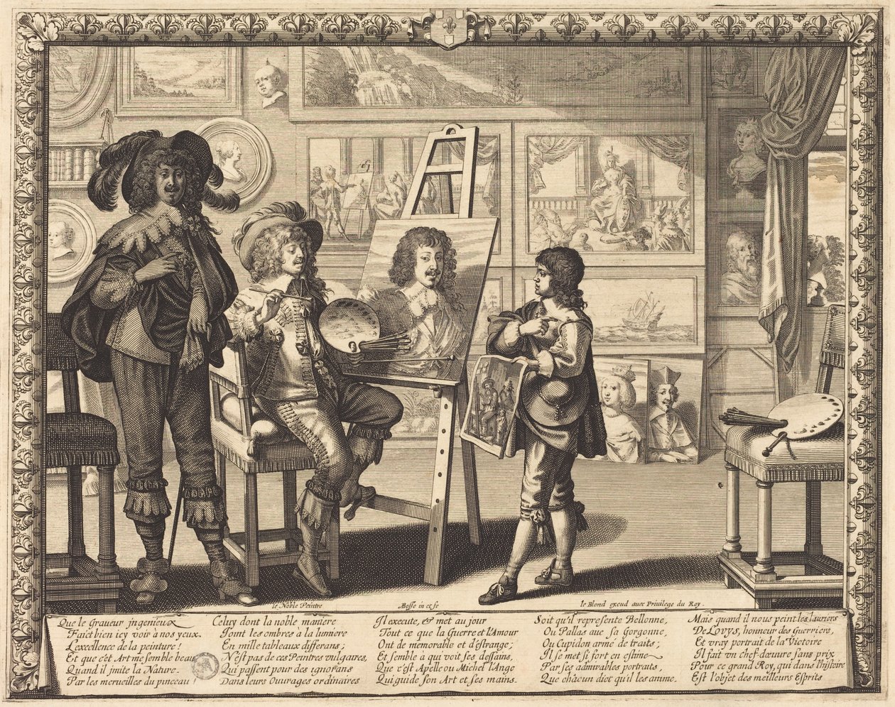 Der edle Maler von Abraham Bosse