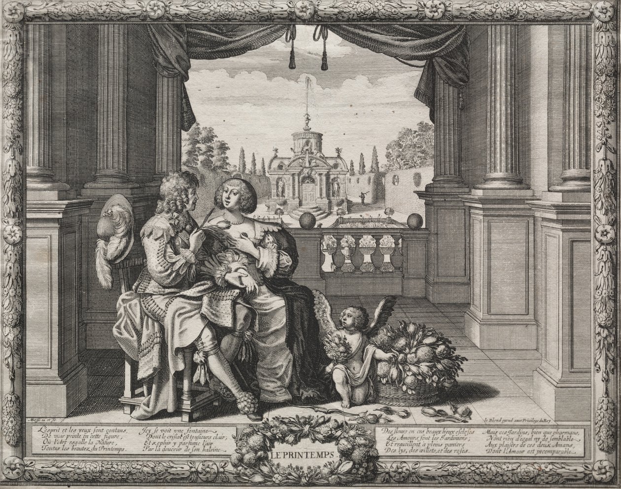 Die vier Jahreszeiten von Abraham Bosse