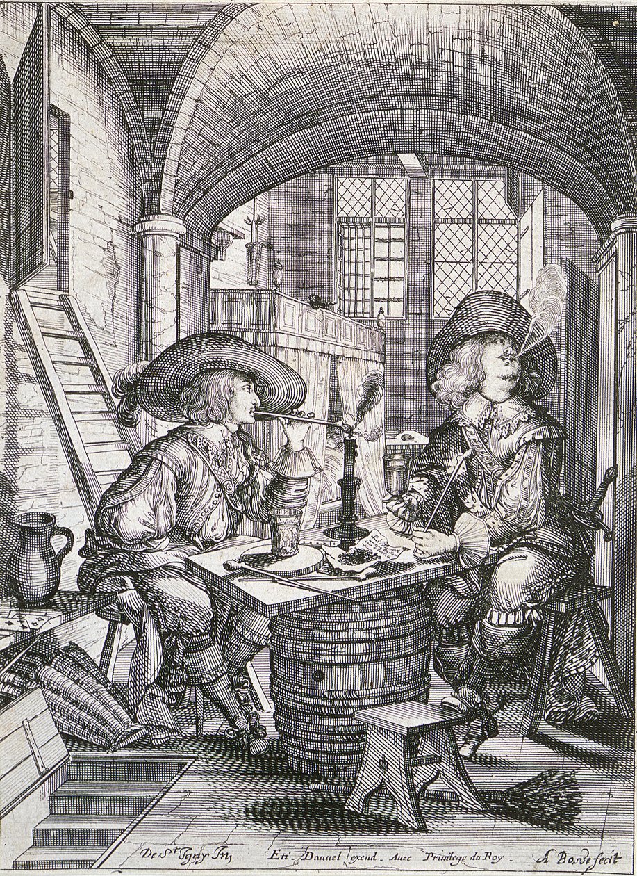 Die Raucher von Abraham Bosse
