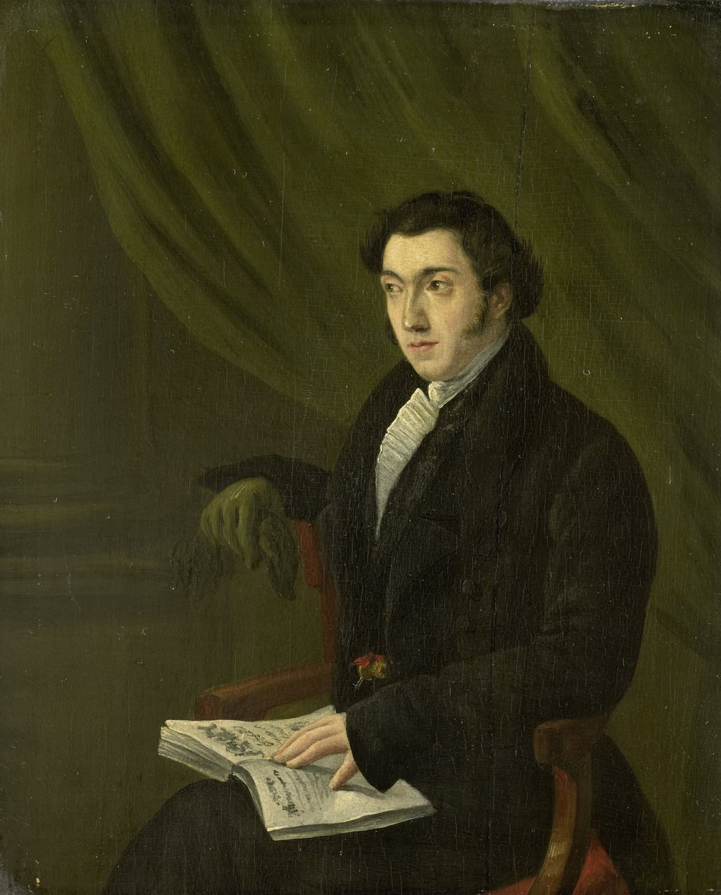 Porträt von Johannes Petrus Schouberg, Stempelgraveur an der Kaiserlichen Münze in Utrecht von Abraham Hendrik Winter