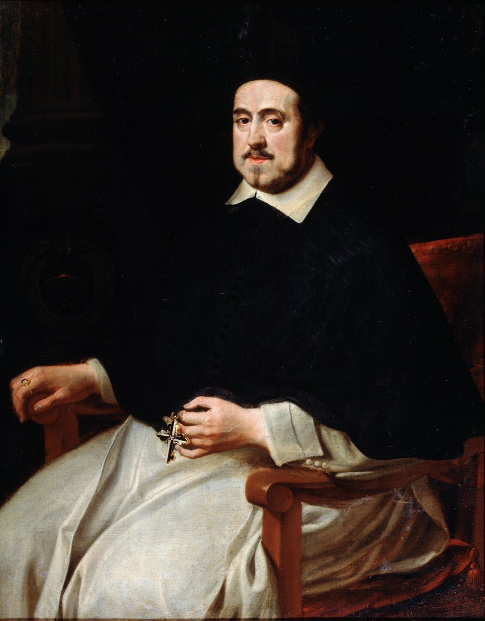 Porträt des Bischofs von Antwerpen Ambrosius Cappelus, 17. Jahrhundert von Abraham Jansz van Diepenbeeck