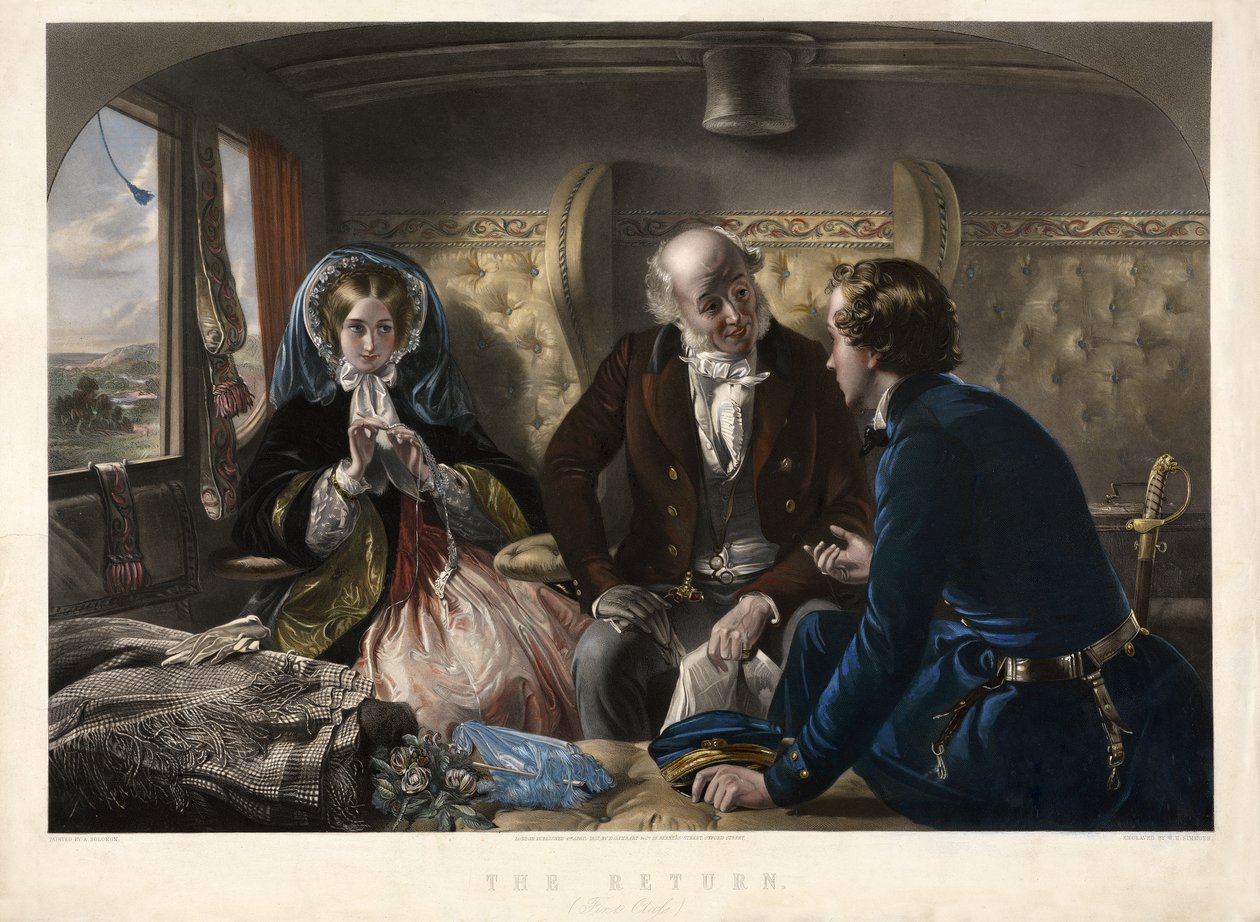 Die Rückkehr (Erste Klasse), veröffentlicht 1857 von Abraham after Solomon