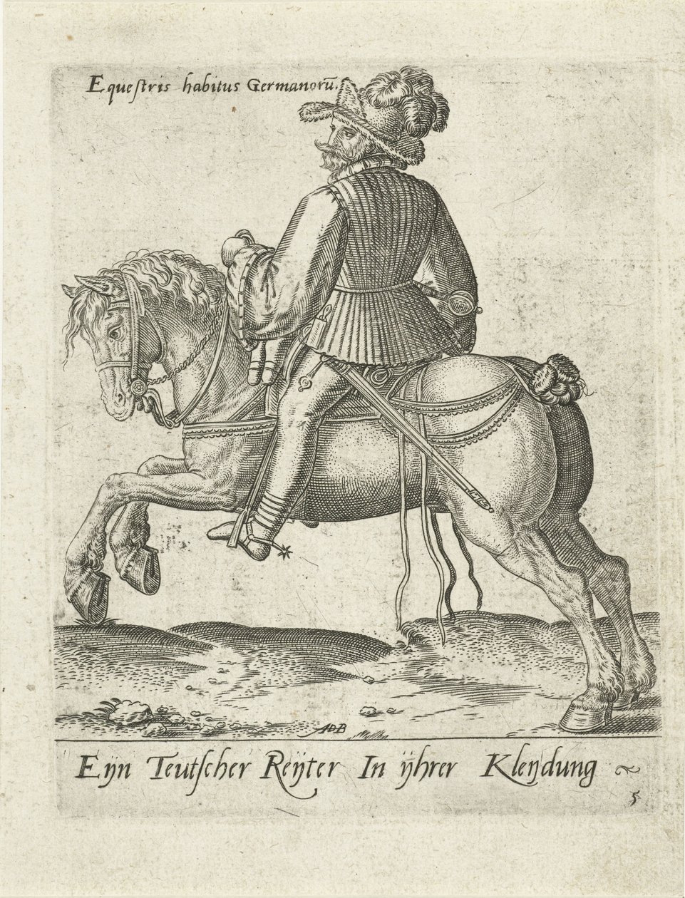 Deutscher Reiter von Abraham de Bruyn