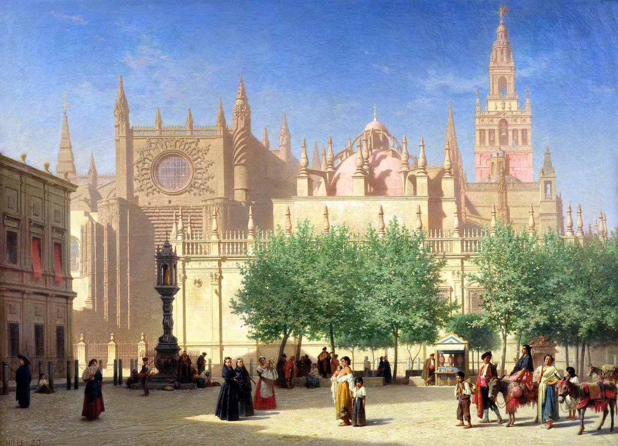 Die Kathedrale von Sevilla von Achille Zo