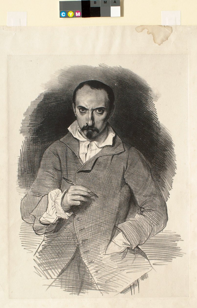 Selbstporträt von Achille Devéria