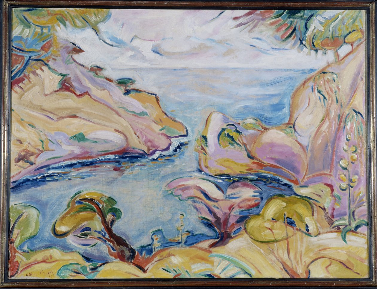 La Calanque de Figuerolles a La Ciotat von Achille Emile Othon Friesz