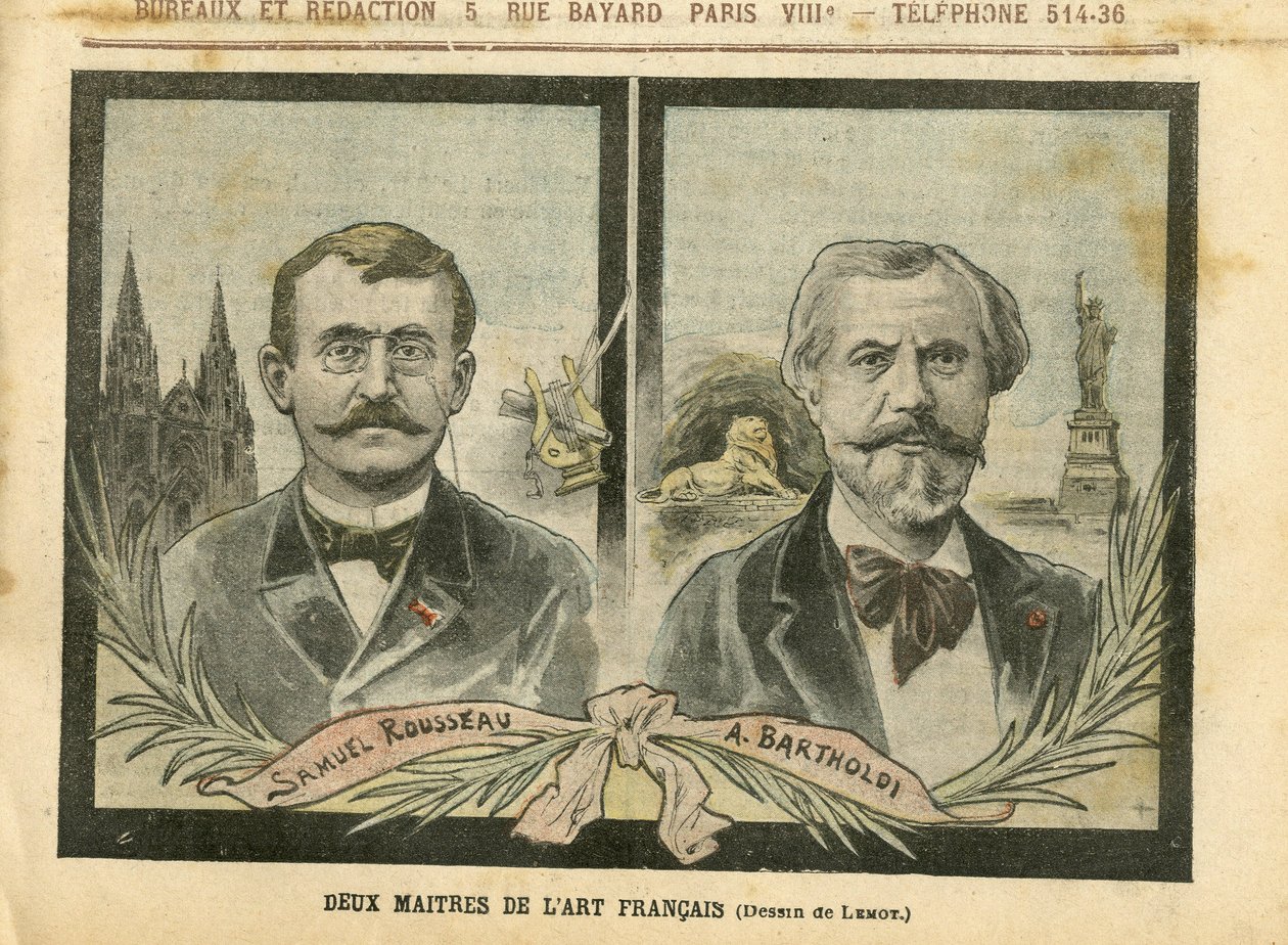 Illustration von Achille Lemot (1846-1909) in Le Pelerin von Achille Lemot