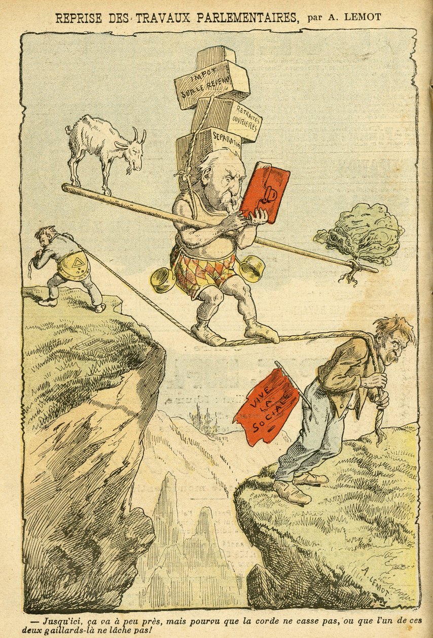 Illustration in Le Pelerin von Achille Lemot