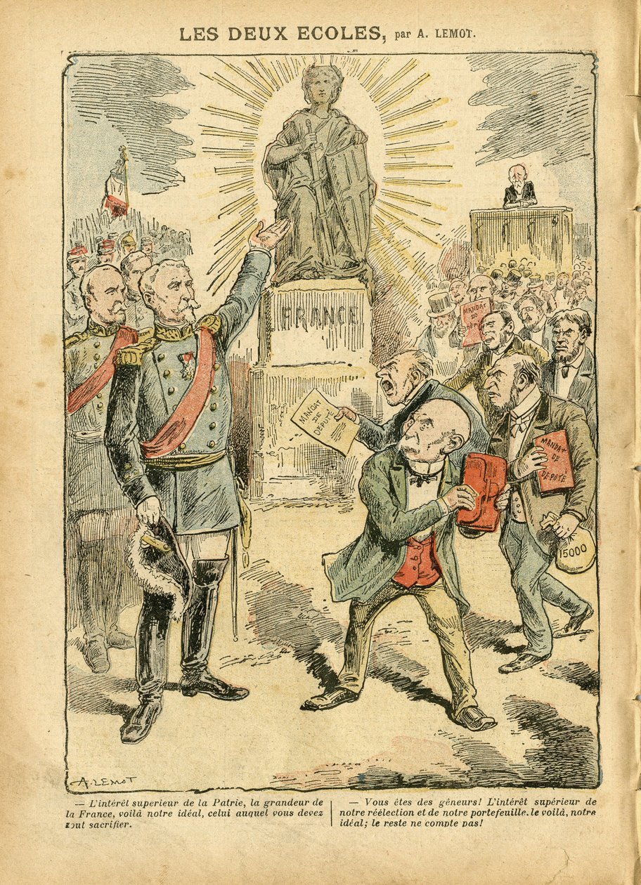 Illustration von Achille Lemot (1846-1909) in Le Pelerin von Achille Lemot