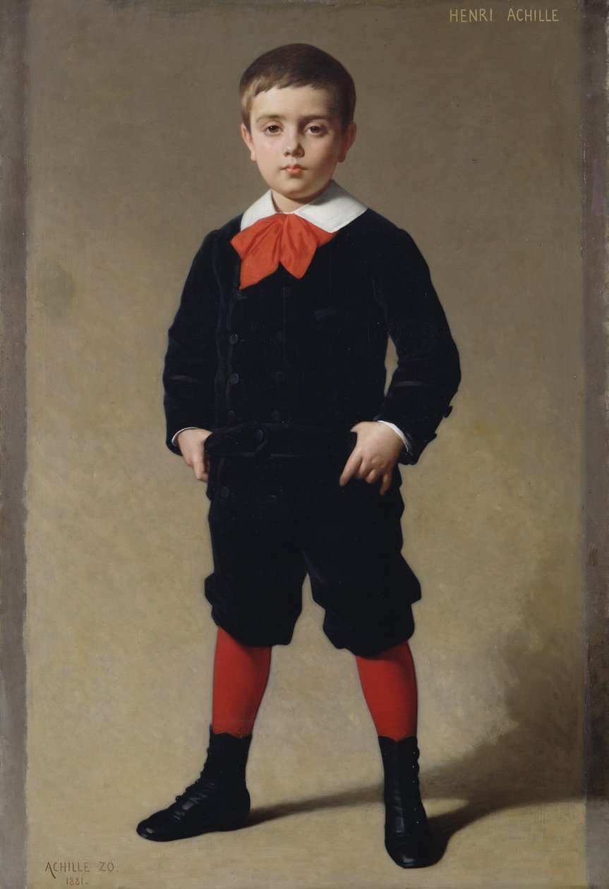 Porträt von Henri Achille, dem Sohn des Künstlers, 1881 von Achille Zo