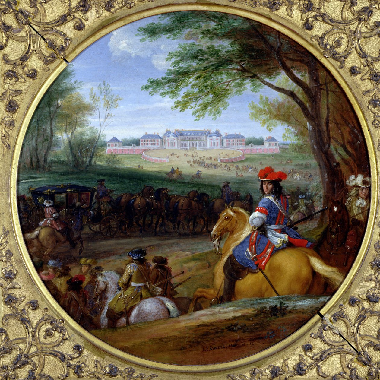 Ansicht des Schlosses von Versailles im Jahr 1669 von Adam Frans van der Meulen
