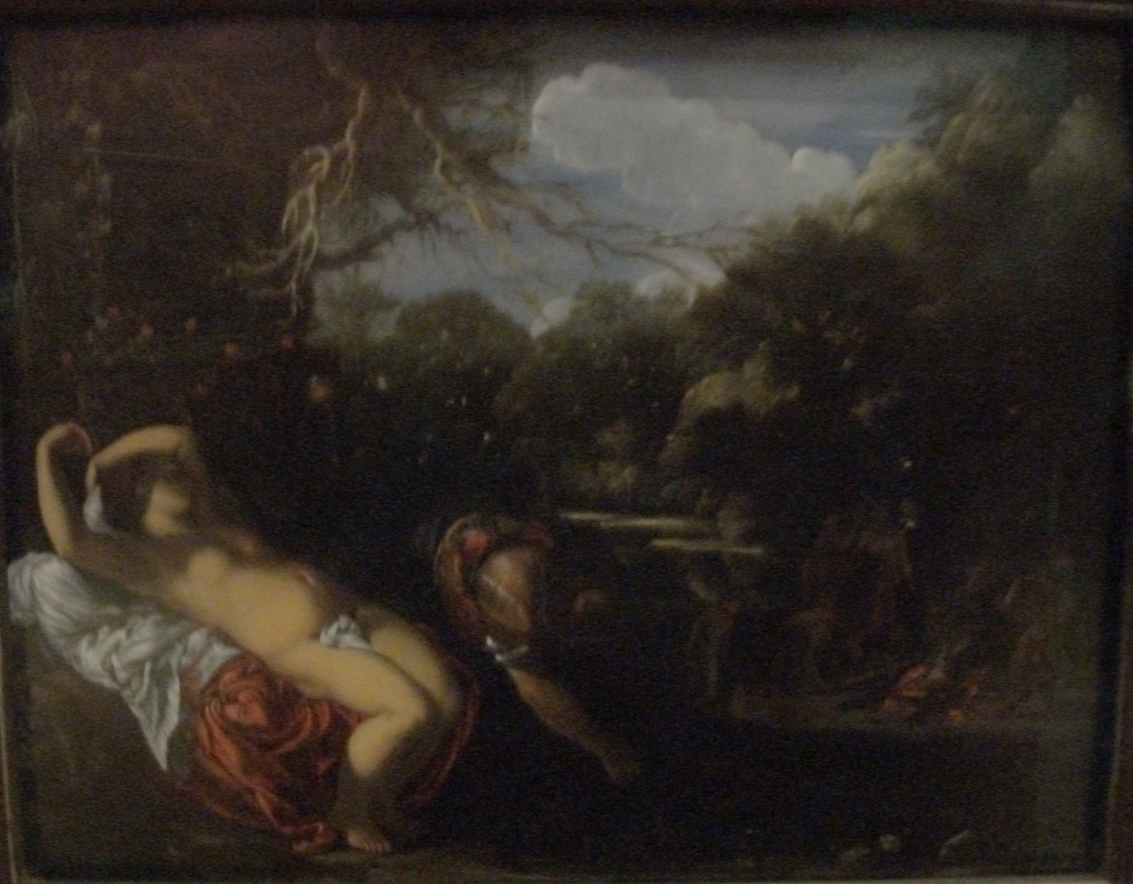 Apollo und Coronis von Adam Elsheimer