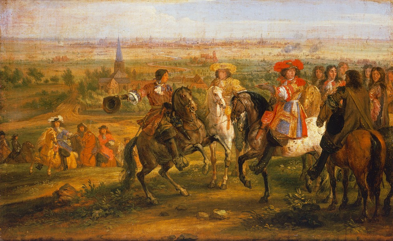 Eroberung von Lille durch Ludwig XIV., 28. August von Adam Frans van der Meulen
