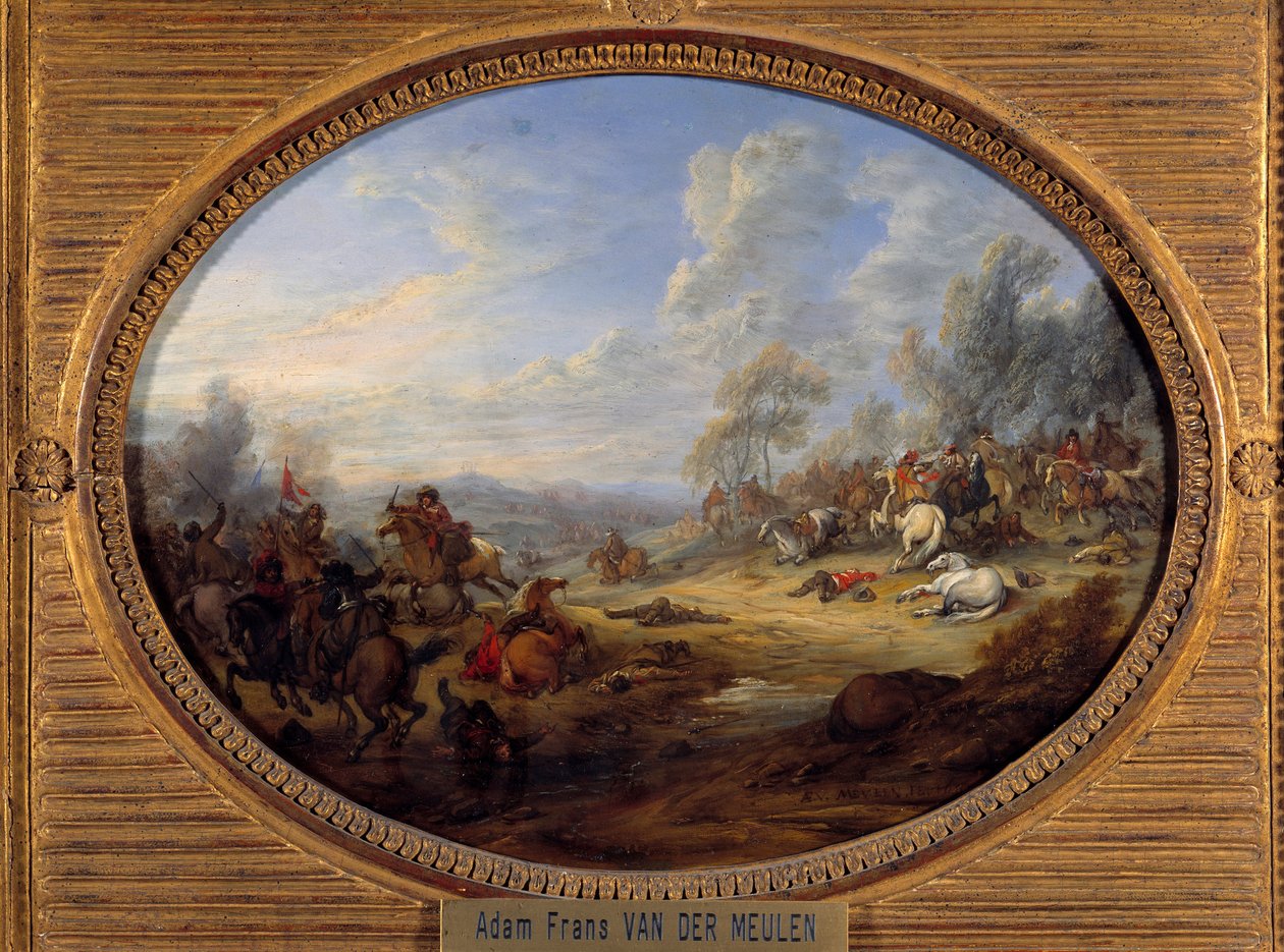 Kavallerieschock von Adam Frans van der Meulen
