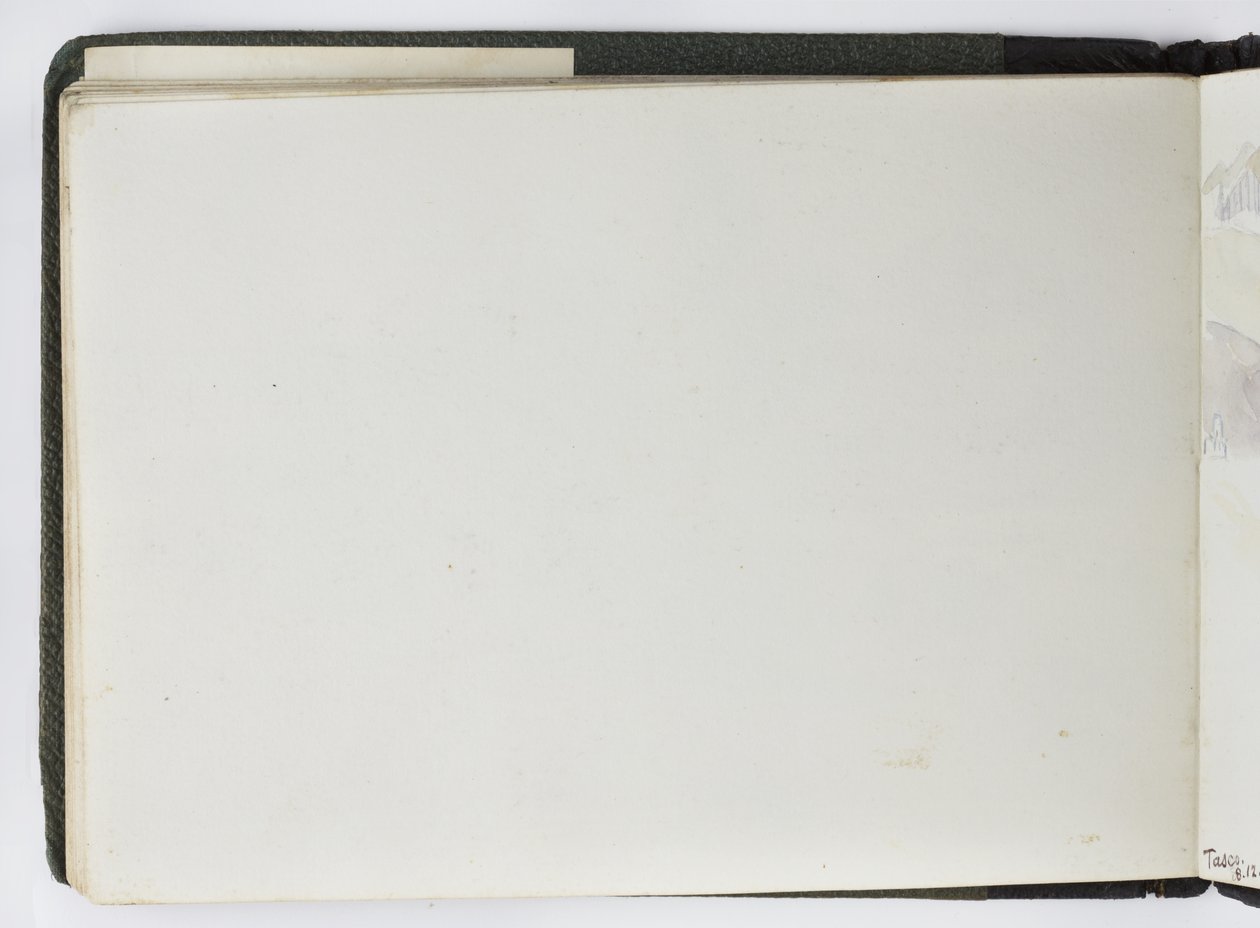 Skizzenbuch mit Aquarellen, Zeichnungen und Notizen, Mexiko, 1896-1898