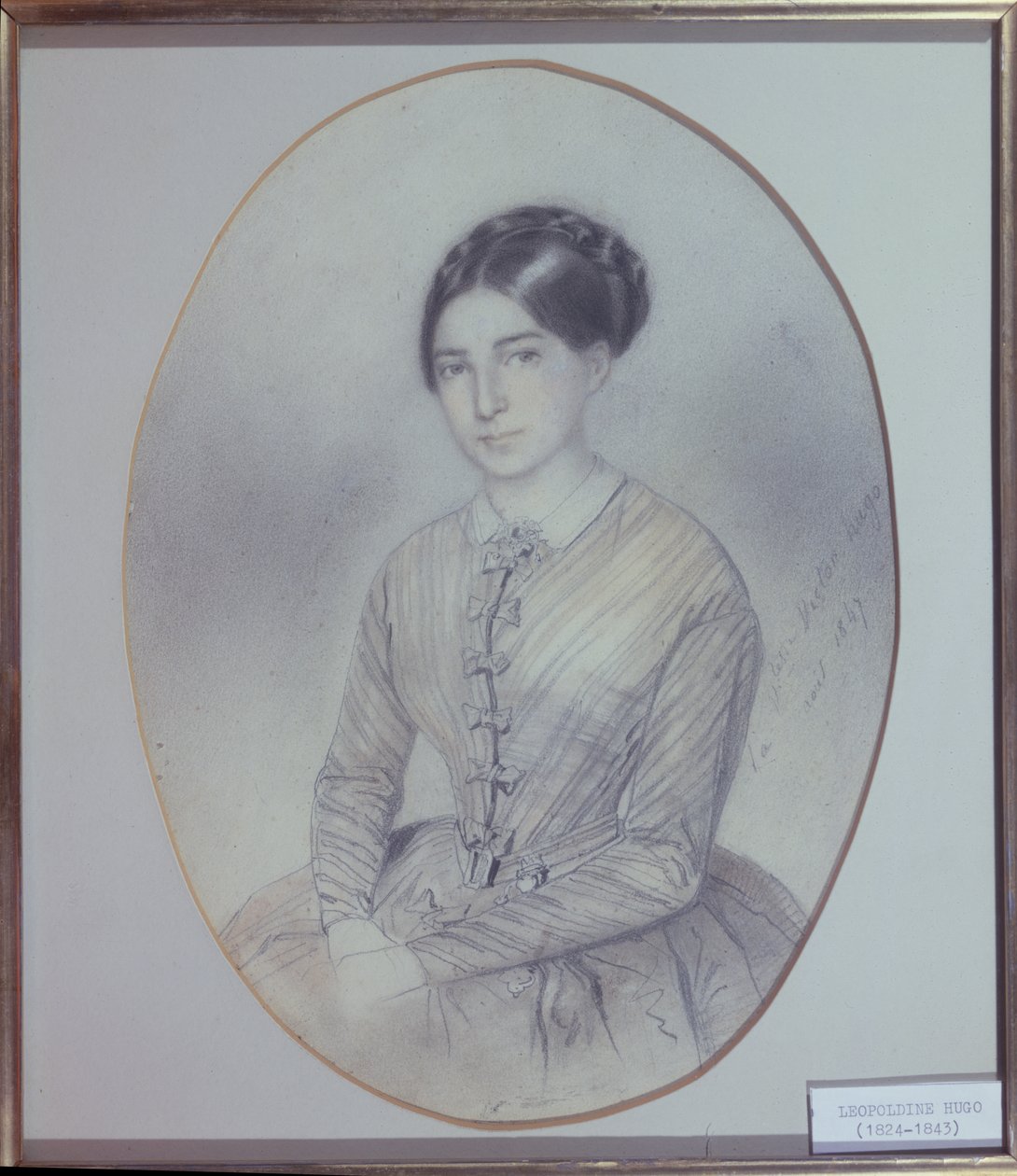 Posthumes Porträt von Leopoldine Hugo (1824-43), 1847 von Adele Julie Hugo