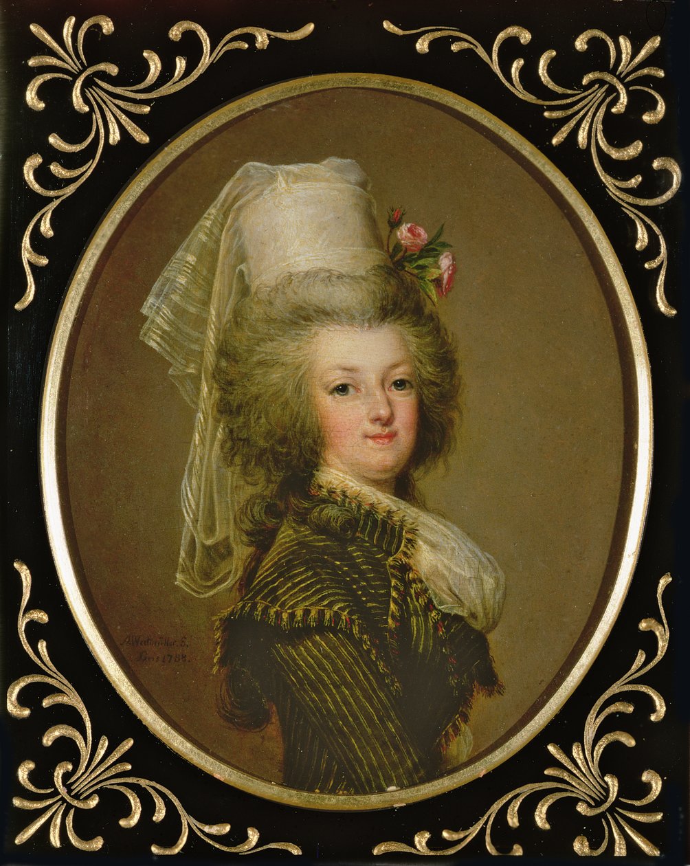 Erzherzogin Marie Antoinette Habsburg-Lothringen (1755-93), fünfzehntes Kind von Kaiserin Maria Theresia von Österreich (1717-80) und Franz I. (1708-65), Ehefrau von Ludwig XVI. (1754-93) von Adolf Ulrich Wertmuller