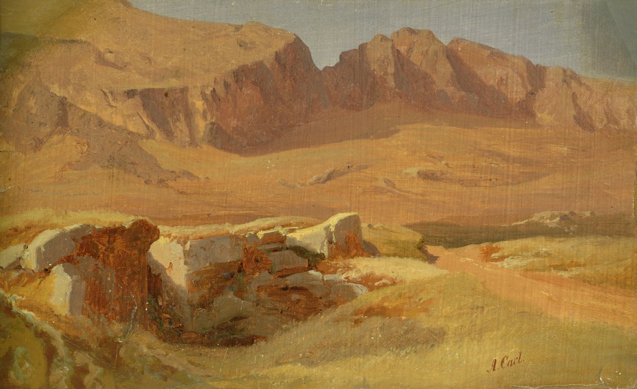 In den Sabiner Bergen von Adolf Carl