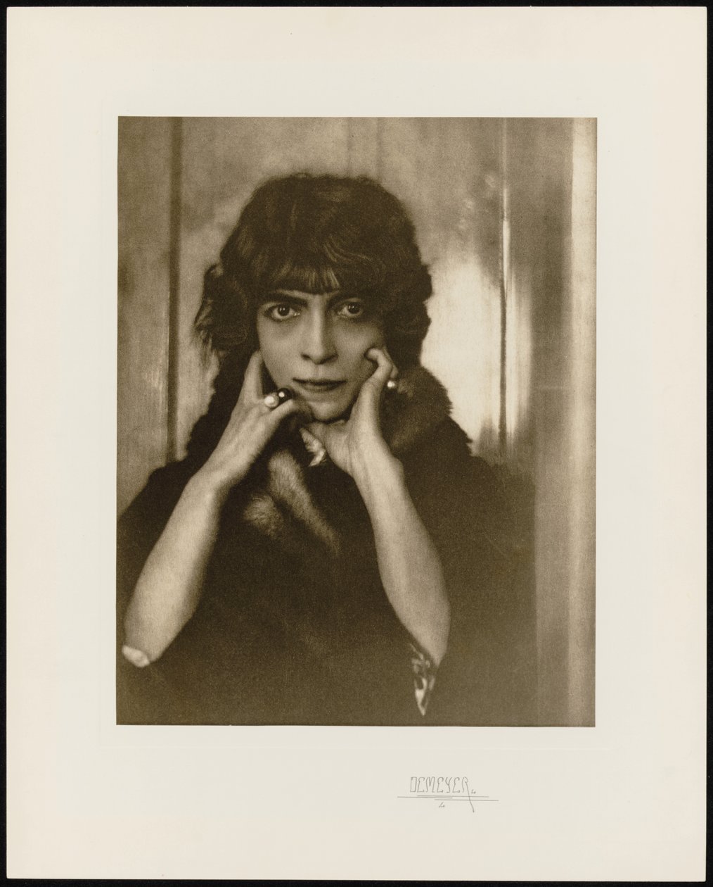 Porträt der Marchesa Luisa Casati von Adolf de Meyer
