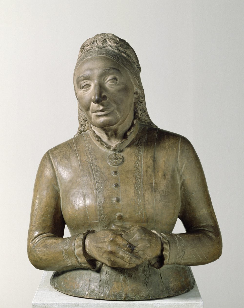 Porträt von Marie Fielder (1819-1901), 1882 von Adolf von Hildebrand
