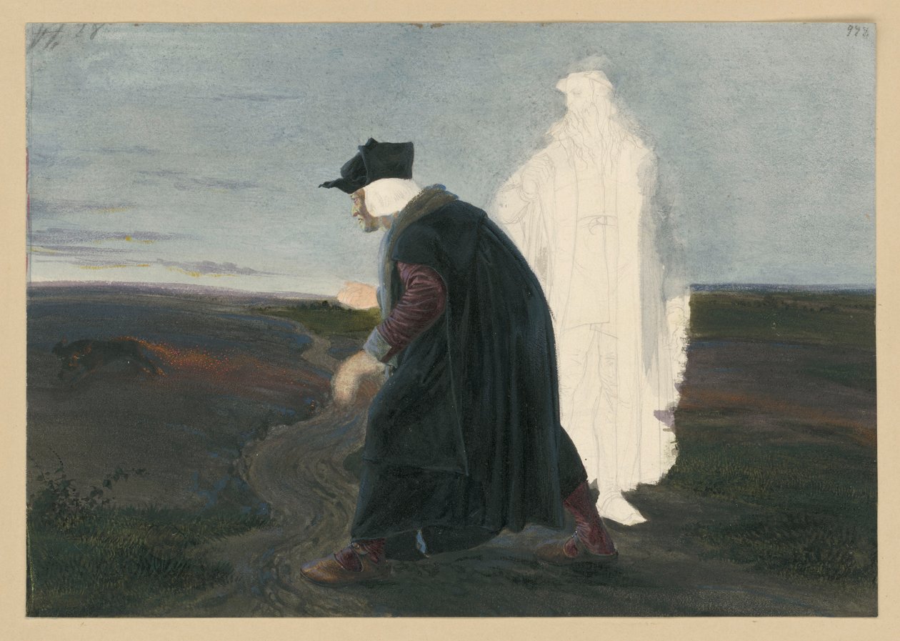 Faust und Wagner von Adolph Menzel