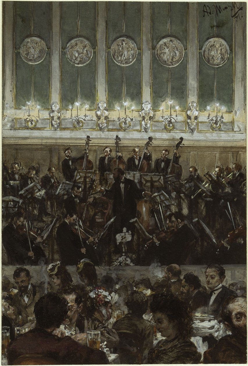 Konzert bei Bilse von Adolph Menzel