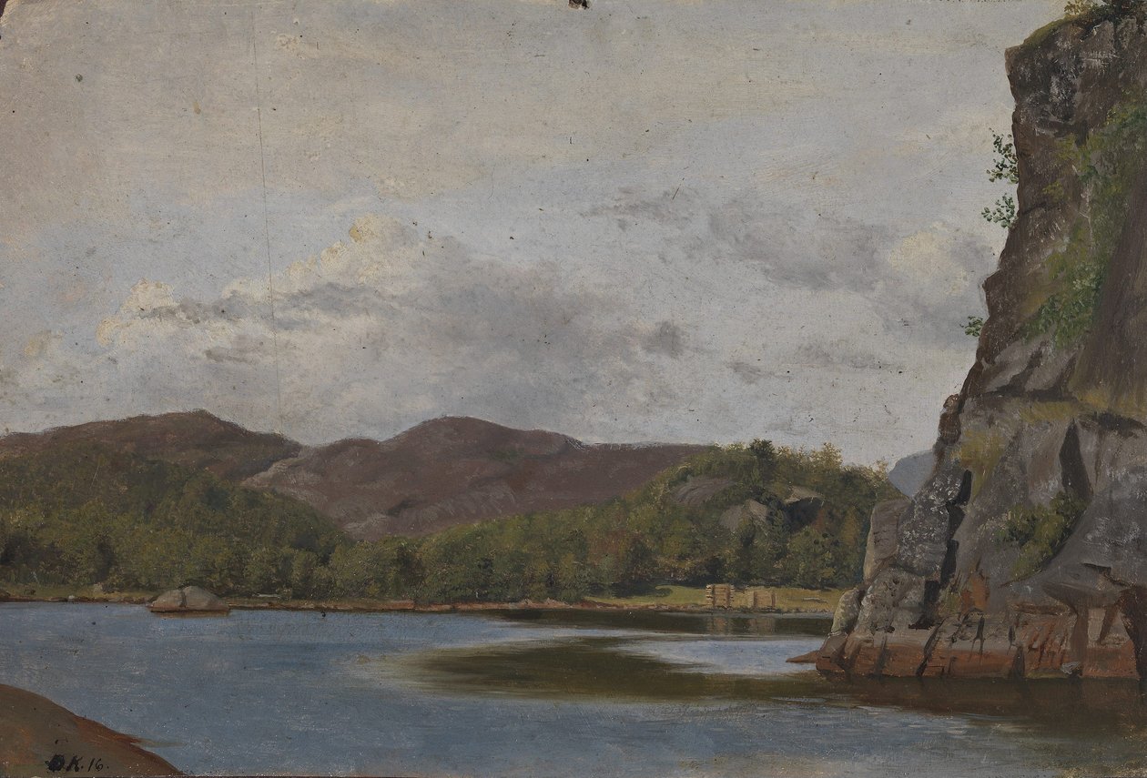Von der Küste bei Mandal von Adolph Tidemand