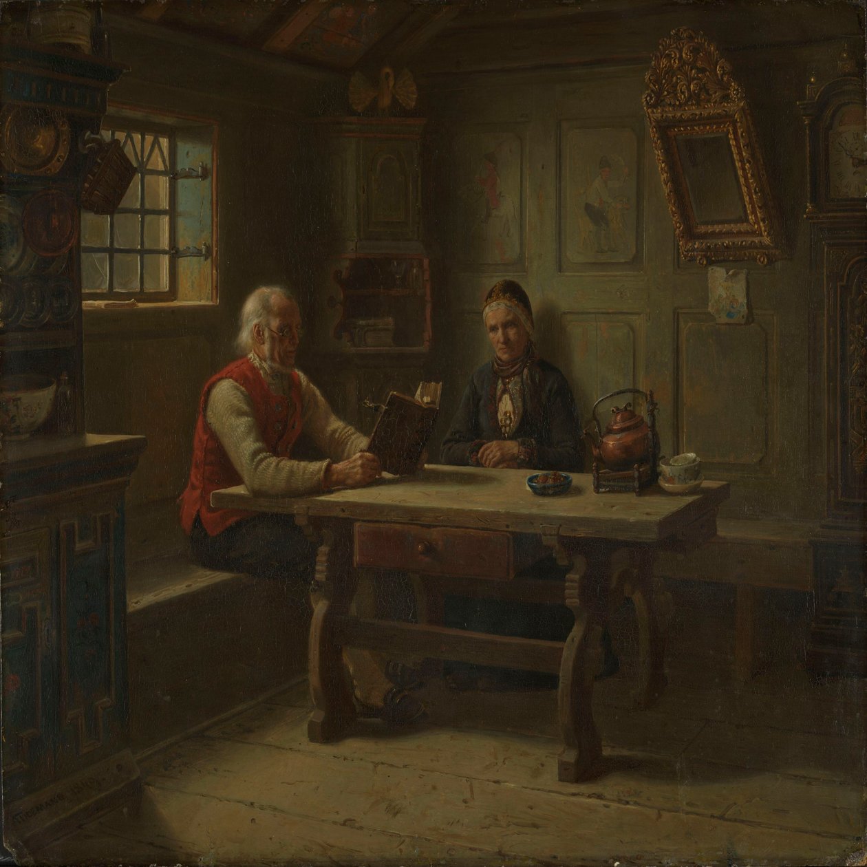Alterseinsamkeit von Adolph Tidemand