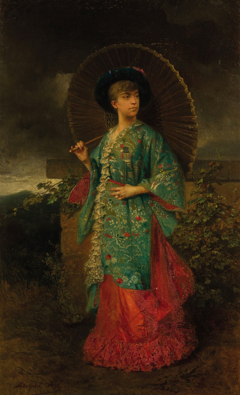Porträt von Helene von Mecklenburg-Schwerin 1814-1858, Herzogin von Orleans, 1883 von Adolphe Aze