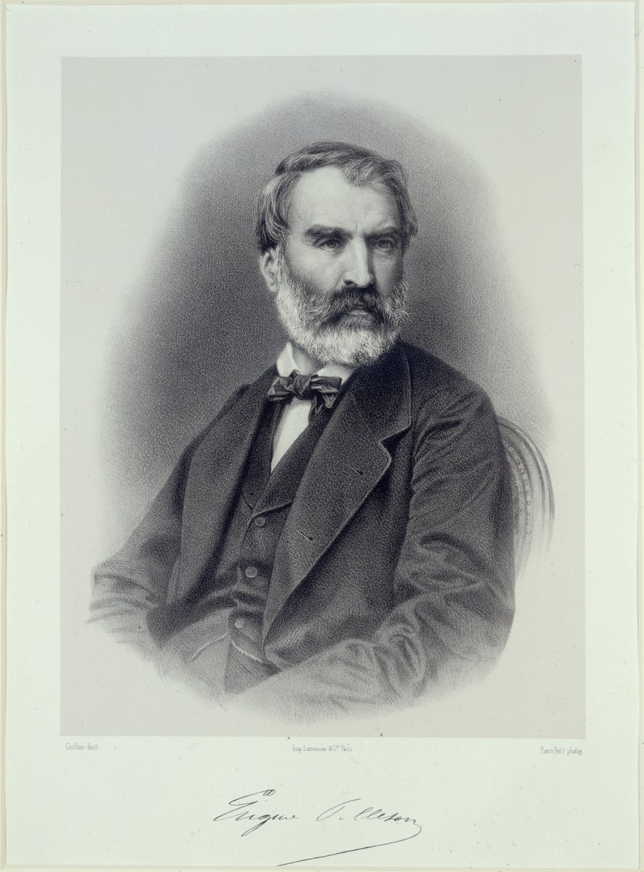 Porträt des Schriftstellers Eugène Pelletan 1813-1884 von Adolphe Guillon