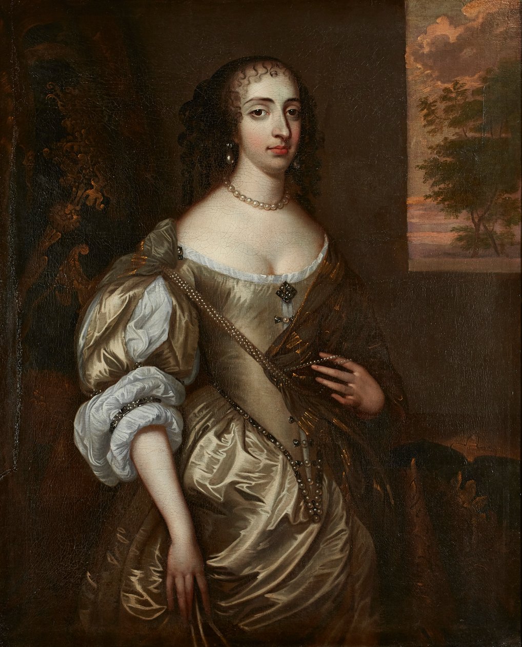 Porträt von Maria von Oranien von Adriaen (circle of) Hanneman