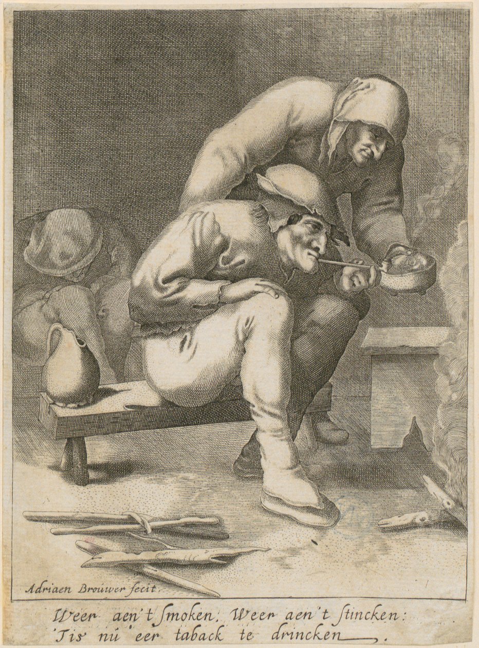Pfeifenraucher von Adriaen Brouwer