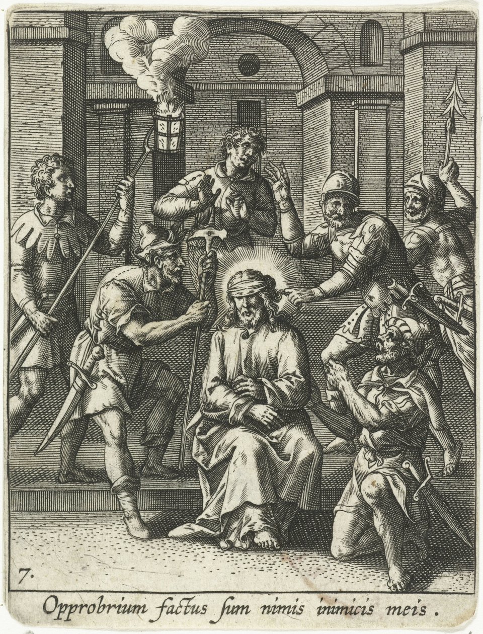 Verspottung Christi von Adriaen Collaert