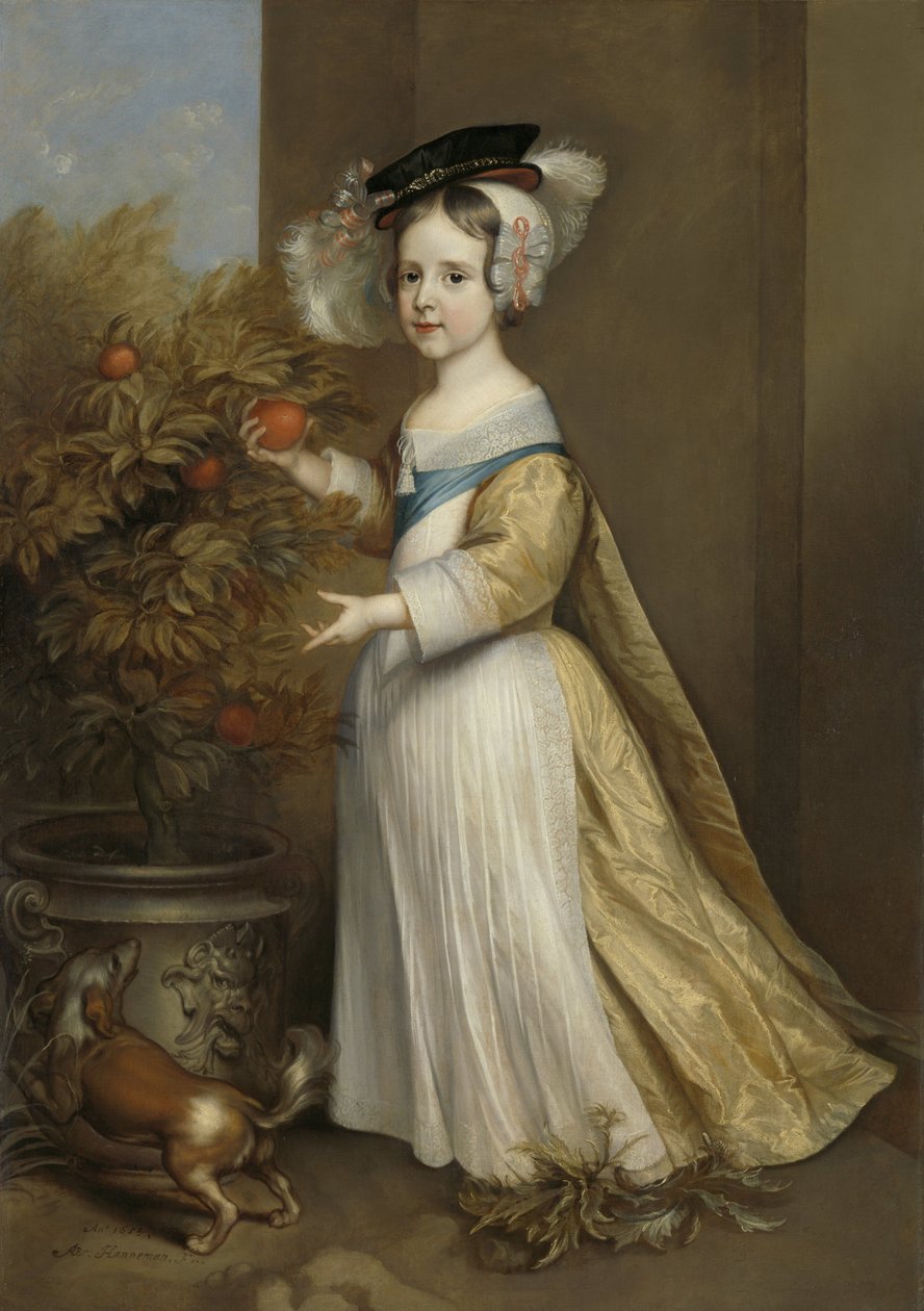 Wilhelm III., Prinz von Oranien, als Kind, 1654 von Adriaen Hanneman