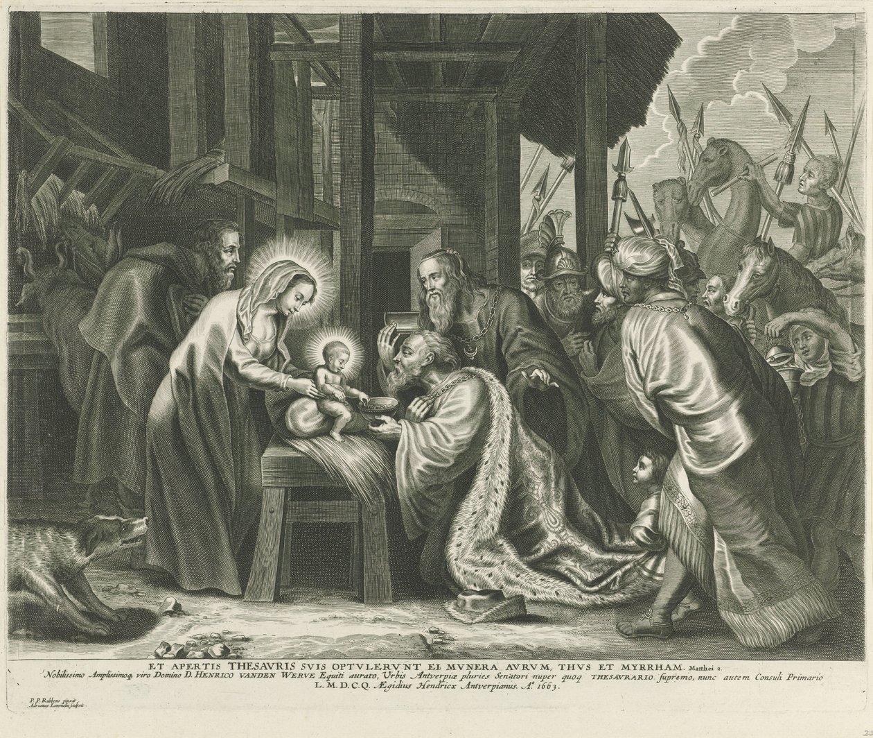 Anbetung der Könige von Adriaen Lommelin