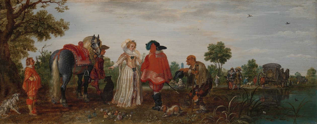 Frühling von Adriaen Pietersz. van de Venne