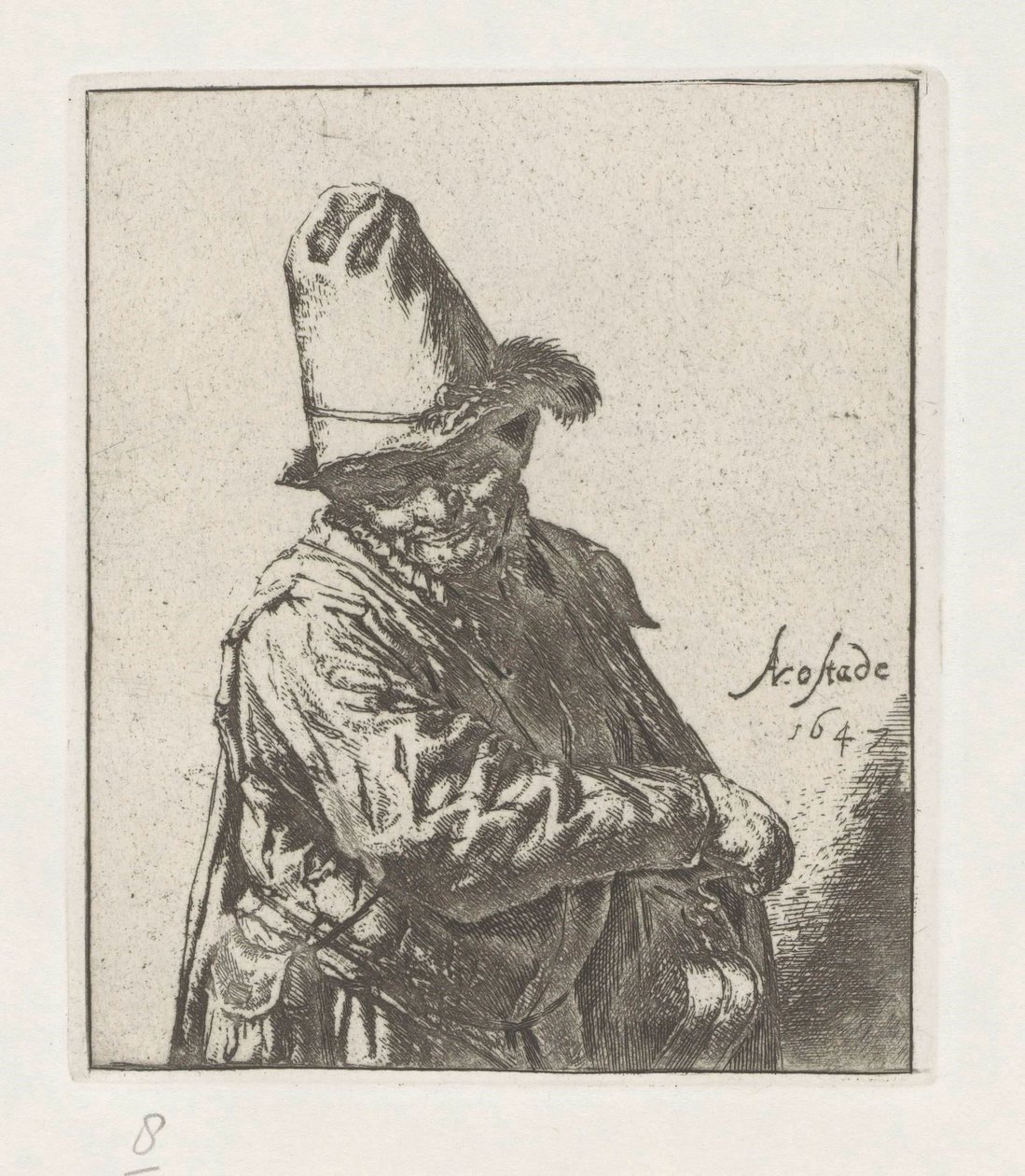 Leierkastenmann von Adriaen van Ostade