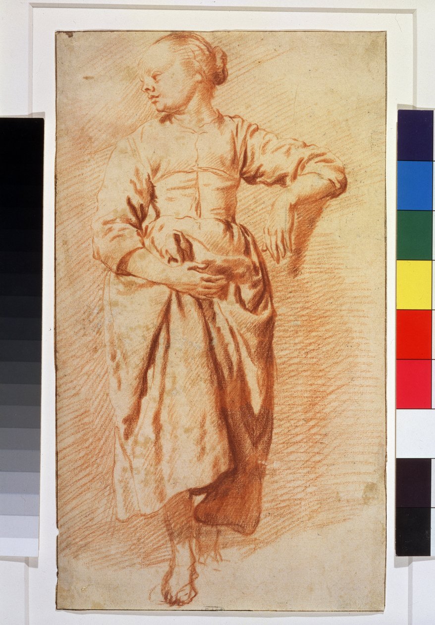 Frau in Bauernkleidung von Adriaen van de Velde