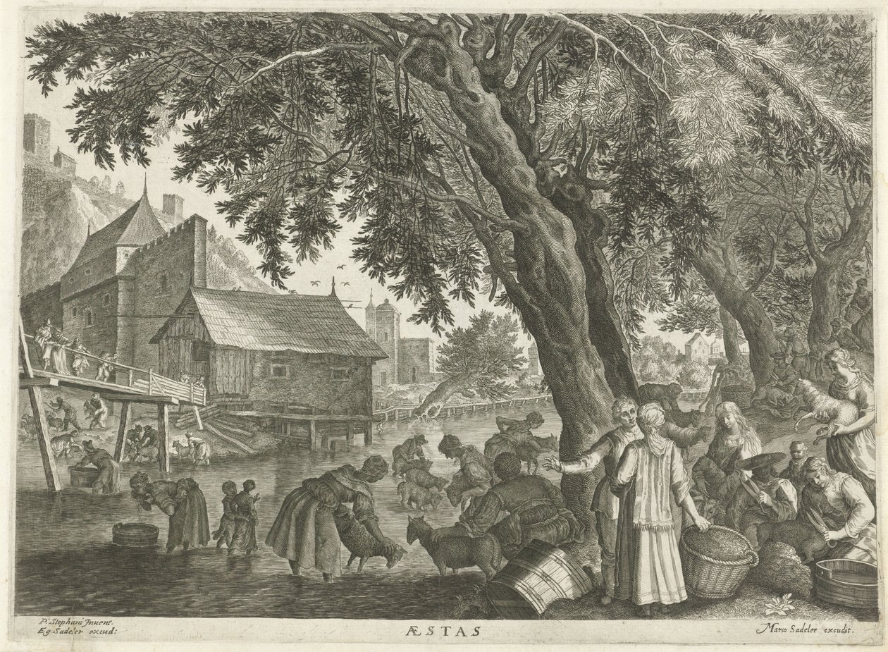 Sommer. Die vier Jahreszeiten (Serientitel) von Egidius  Sadeler (II)