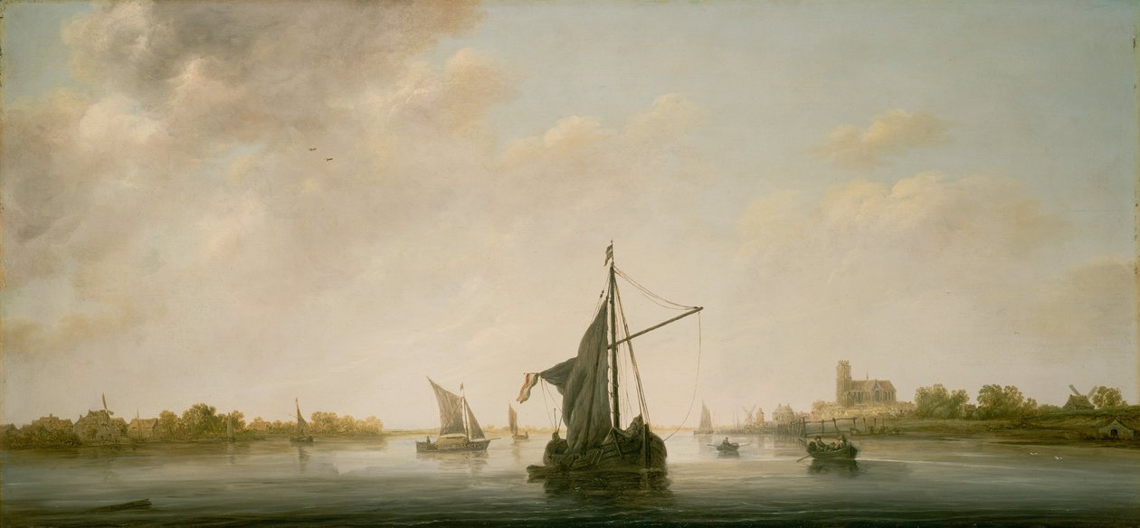 Eine Ansicht der Maas bei Dordrecht von Aelbert Cuyp