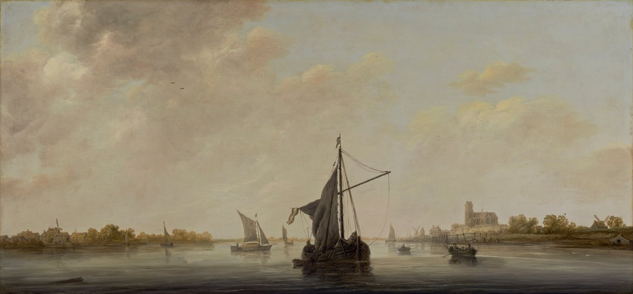 Ein Blick auf die Maas bei Dordrecht, ca. 1645-46 von Aelbert Cuyp