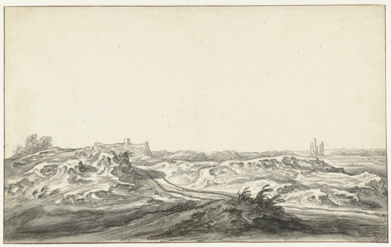 Ansicht aus den Dünen auf das Huis te Kleef bei Haarlem von Aelbert Cuyp