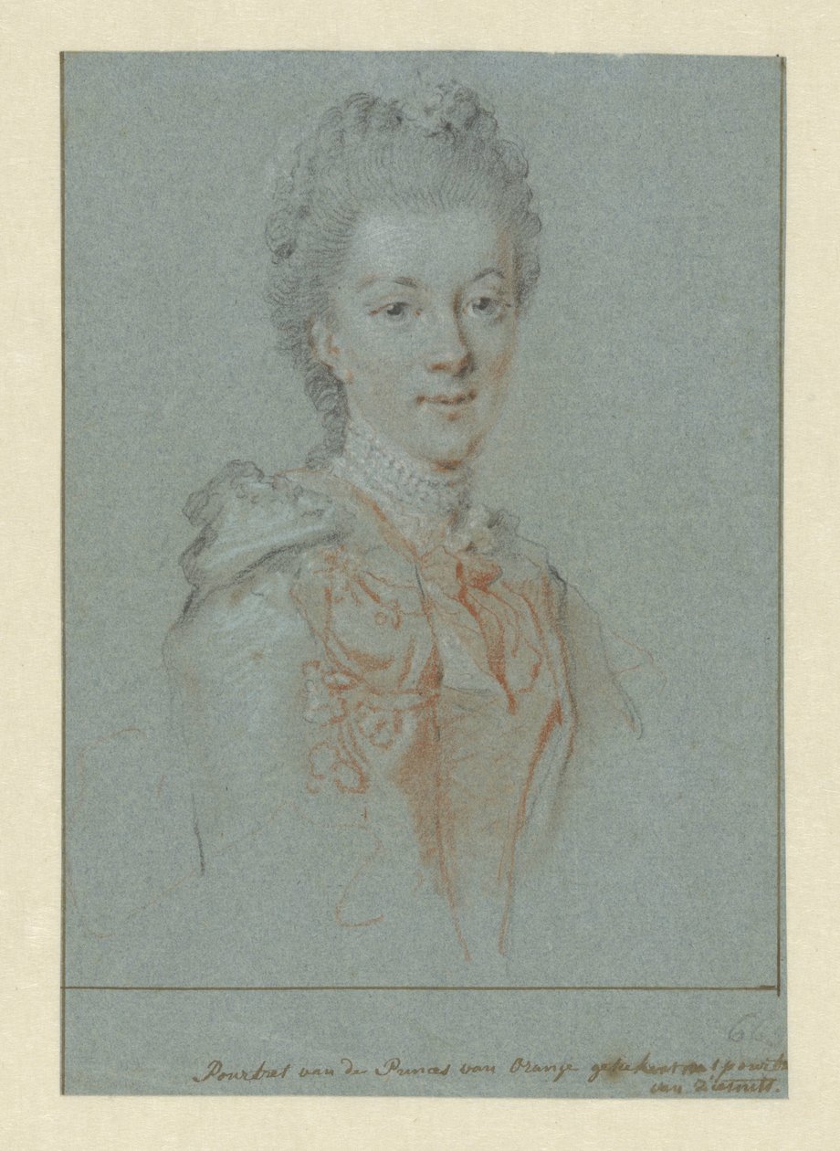 Porträt von Wilhelmina Frederica Sophia von Preußen von Aert Schouman