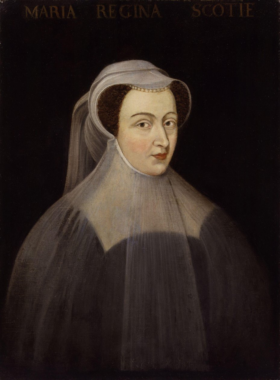 Maria Stuart (Kopie nach einem Original von 1560) von After François Clouet