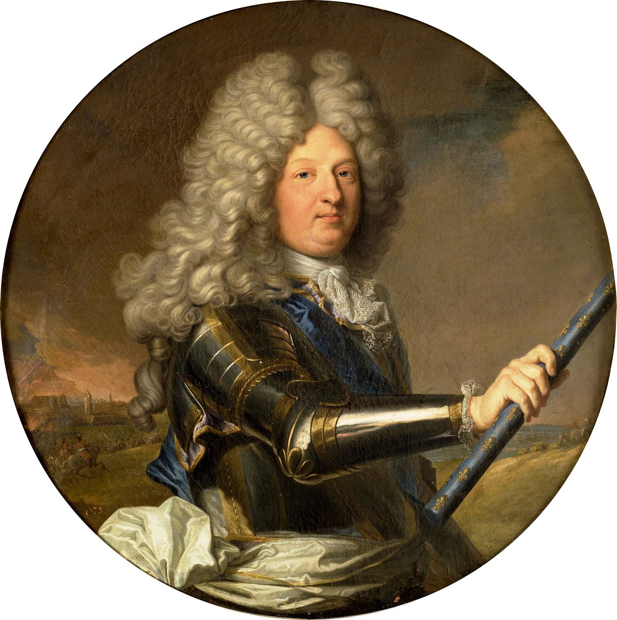 Porträt von Louis von Frankreich, Großdauphin von After Hyacinthe Rigaud