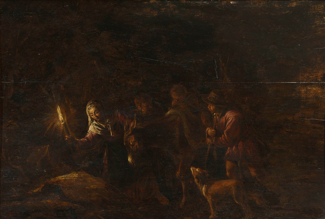 Die Flucht nach Ägypten von after Jacopo Bassano