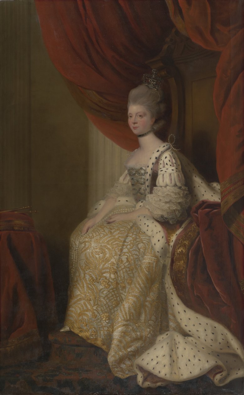 Charlotte Sophia von Mecklenburg-Strelitz (1744–1818), Königin von George III. von after Joshua Reynolds