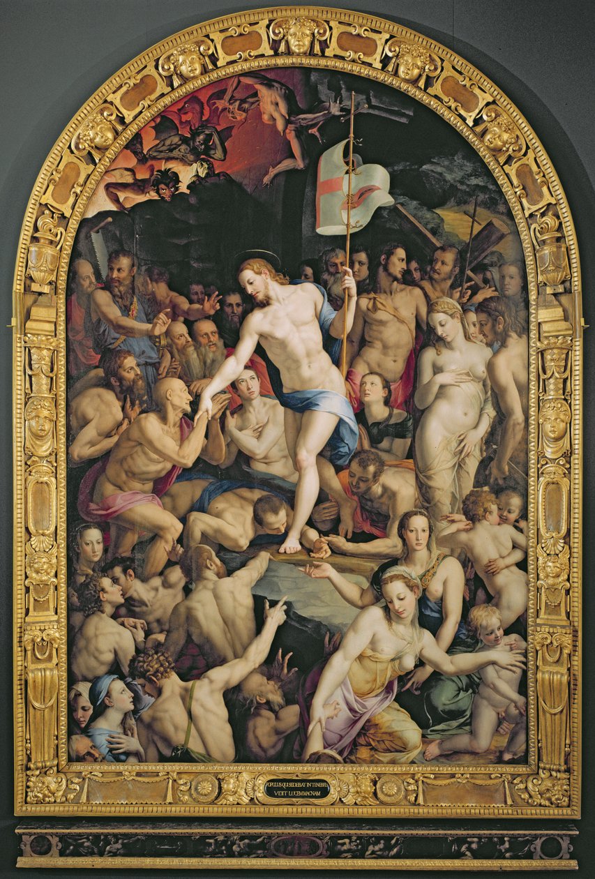 Christus in der Vorhölle, 1552 von Agnolo Bronzino