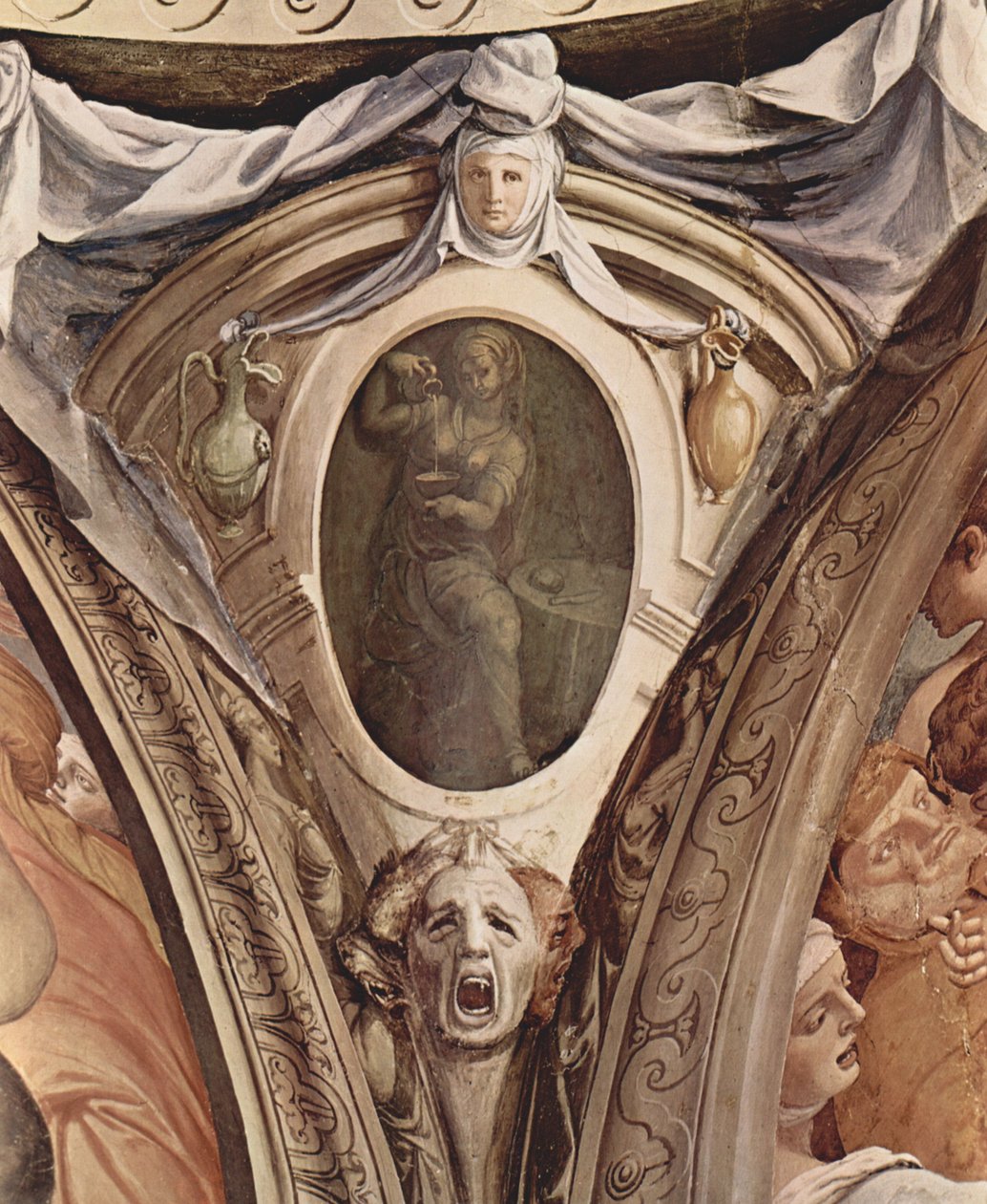Allegorien der Kardinaltugenden. Fresken in der Kapelle von Eleonora da Toledo von Agnolo Bronzino