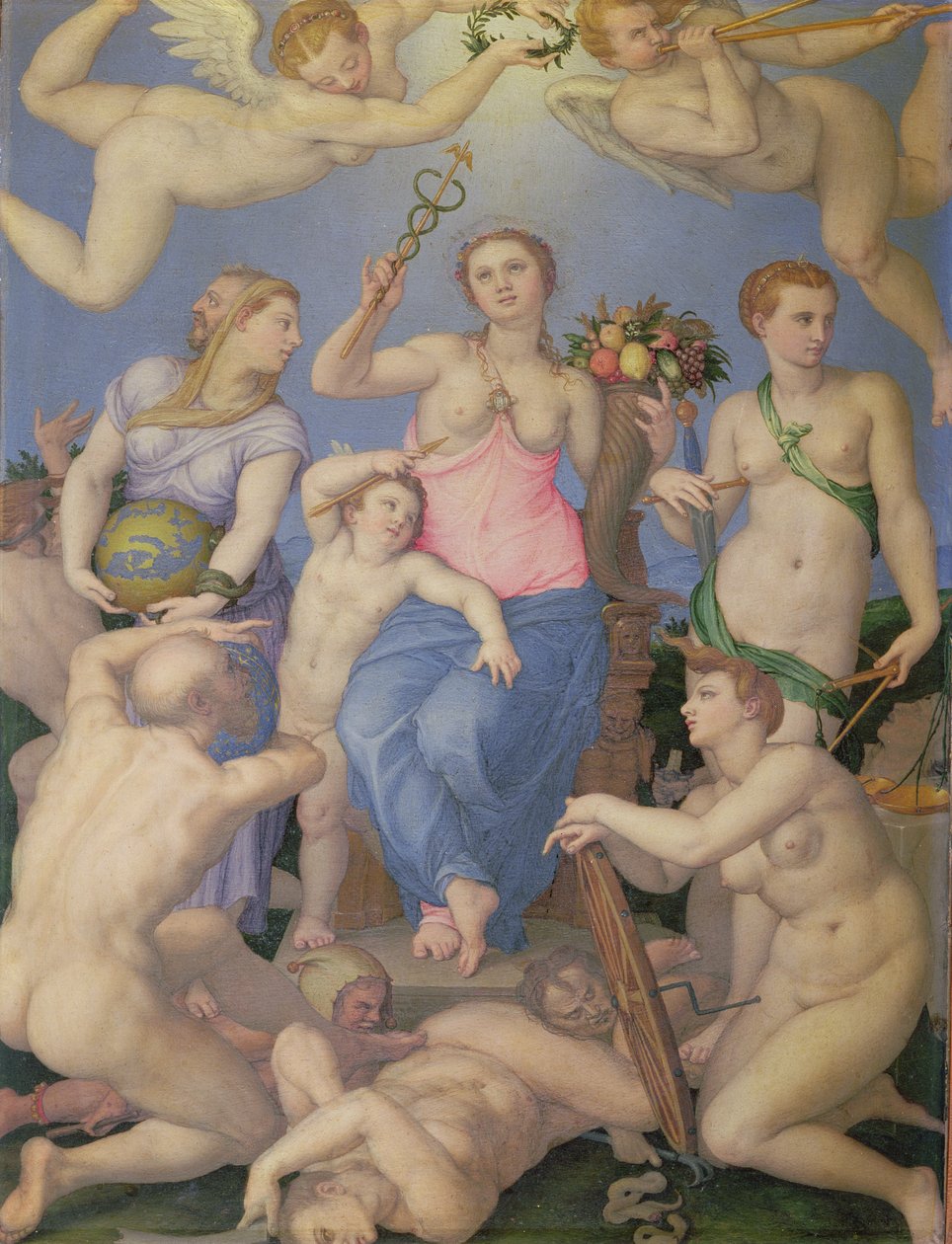 Allegorie des Glücks, um 1567 von Agnolo Bronzino